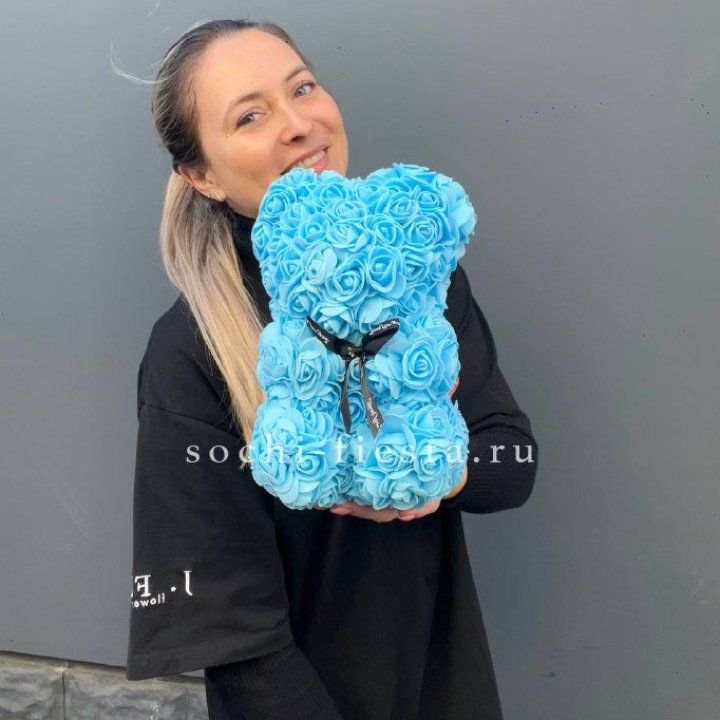 Игрушка медведь голубая в Белгороде