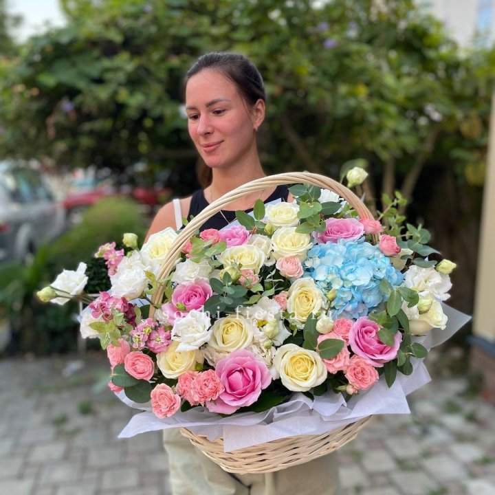 Цветочная корзина №2 в Белгороде