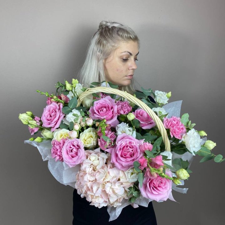 Цветочная корзина № 5 в Белгороде