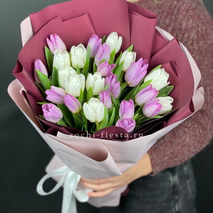 25 тюльпанов микс в Белгороде
