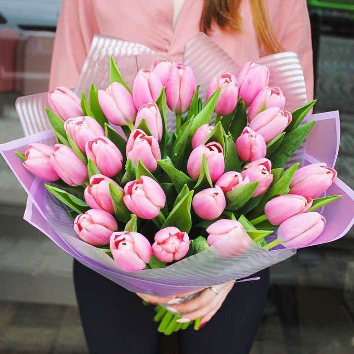 25 тюльпанов "Айс крем" в Белгороде