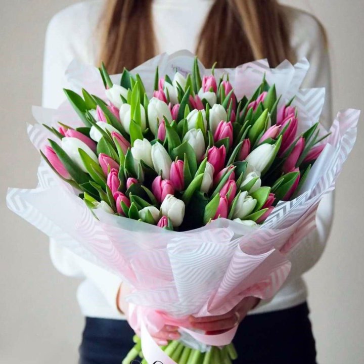Букет тюльпанов "Лолита" в Белгороде