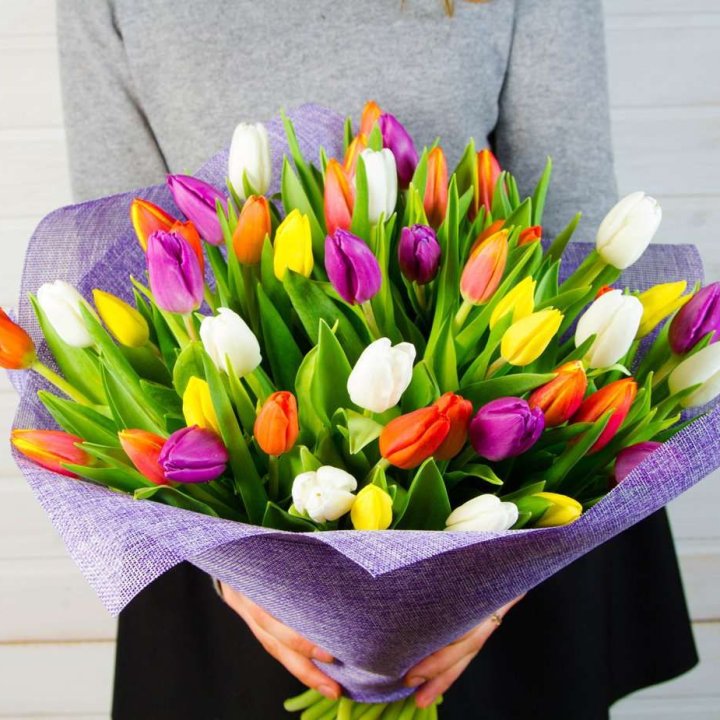 51 тюльпан "Рандом" №2 в Белгороде